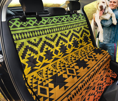 Rastafarian Pattern Print Design A04 Rear Dog Car Seat Cover Hammock
