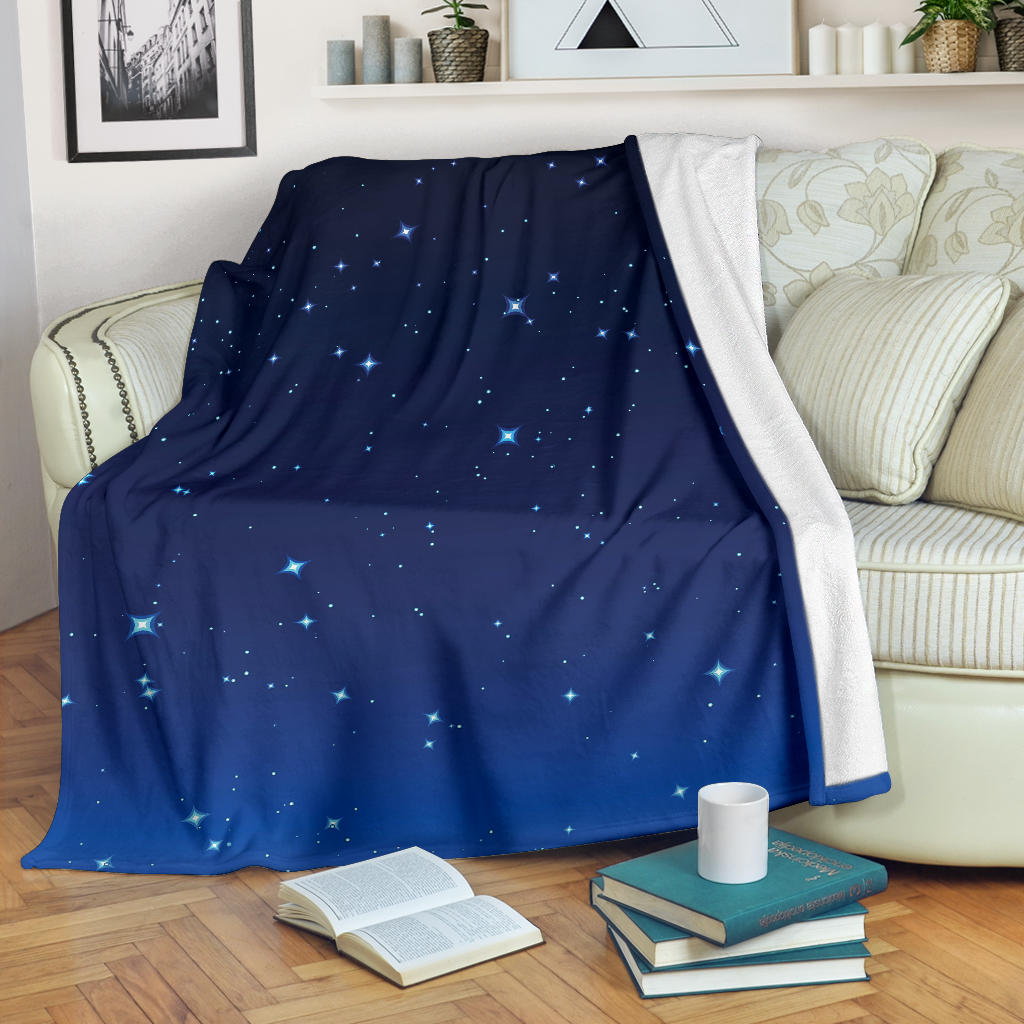 Night sky Pattern Print Design A01 Premium Blanket