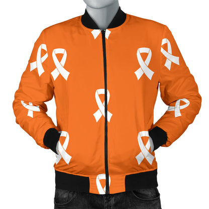Appendix cancer Pattern Print Design 01 Men Bomber Jacket