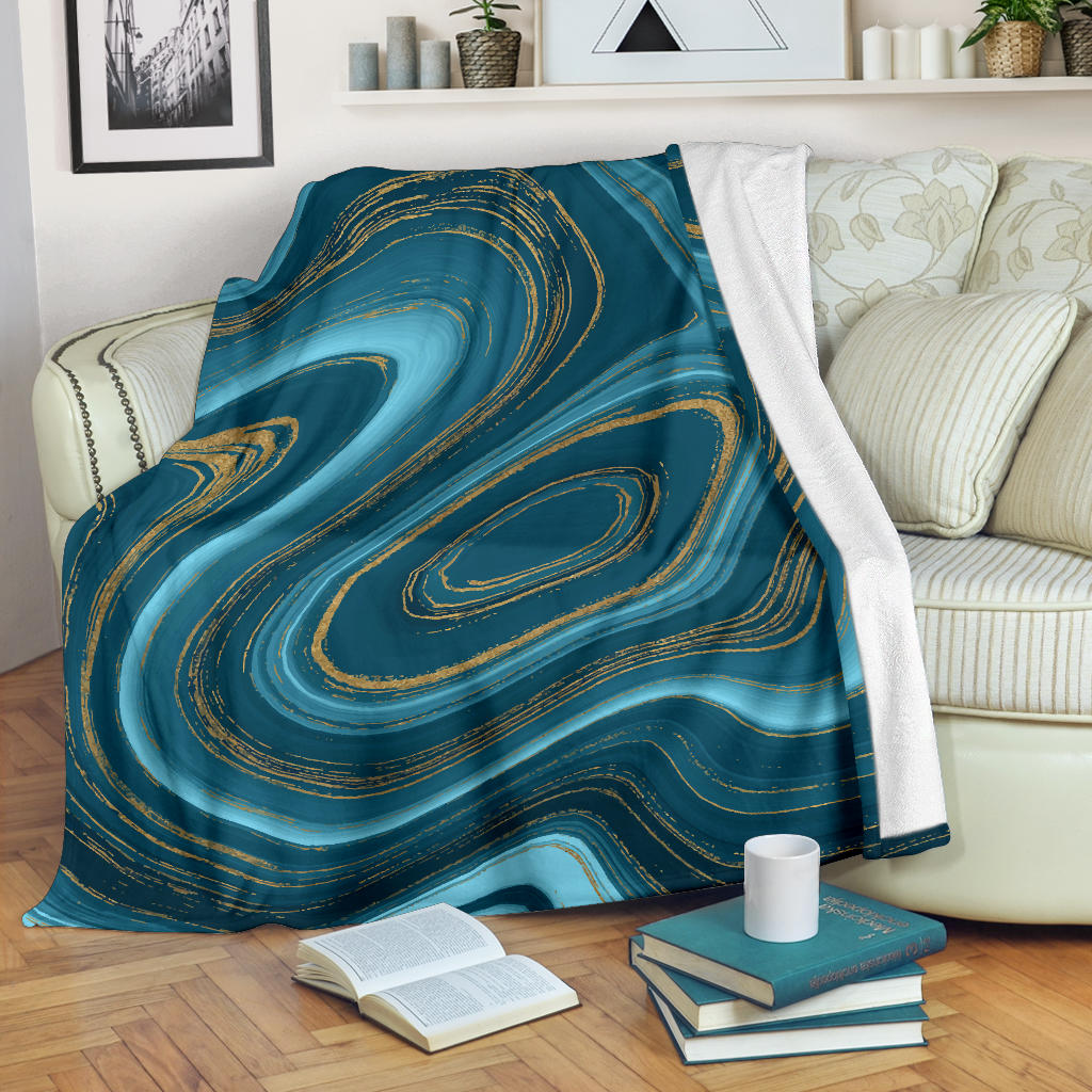 Liquid Pattern Print Design 04 Premium Blanket