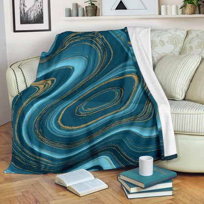 Liquid Pattern Print Design 04 Premium Blanket