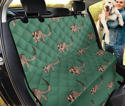 Sugar Glider Pattern Print Design 01 Rear Dog Car Seat Cover Hammock