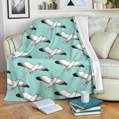 Pigeon Pattern Print Design 02 Premium Blanket