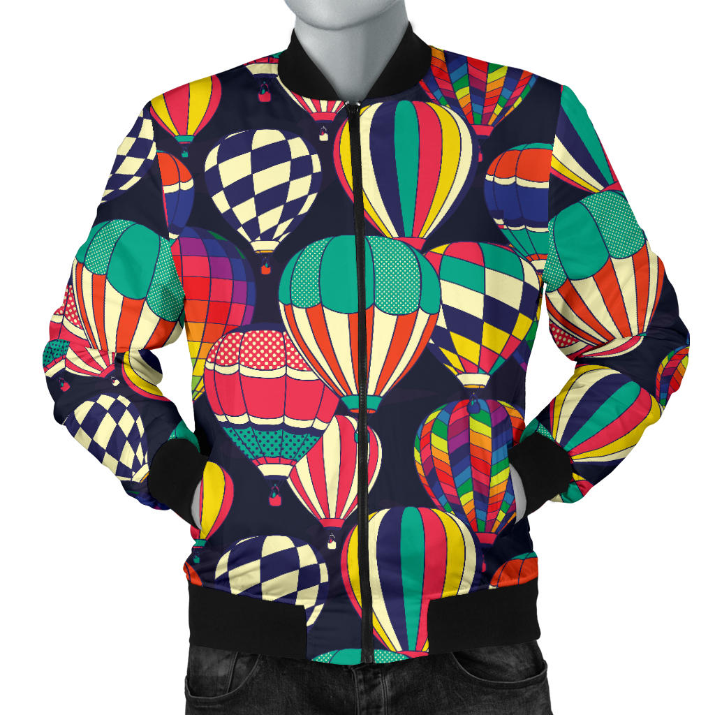 Ballon Pattern Print Design 02 Men Bomber Jacket