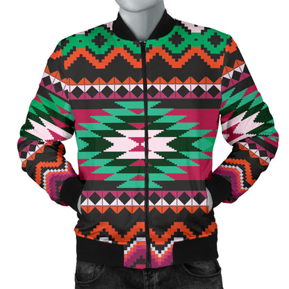 Mexican Pattern Print Design 01 Men Bomber Jacket