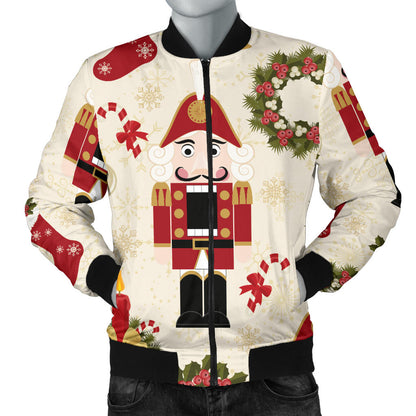 Nutcracker Pattern Print Design A01 Men Bomber Jacket