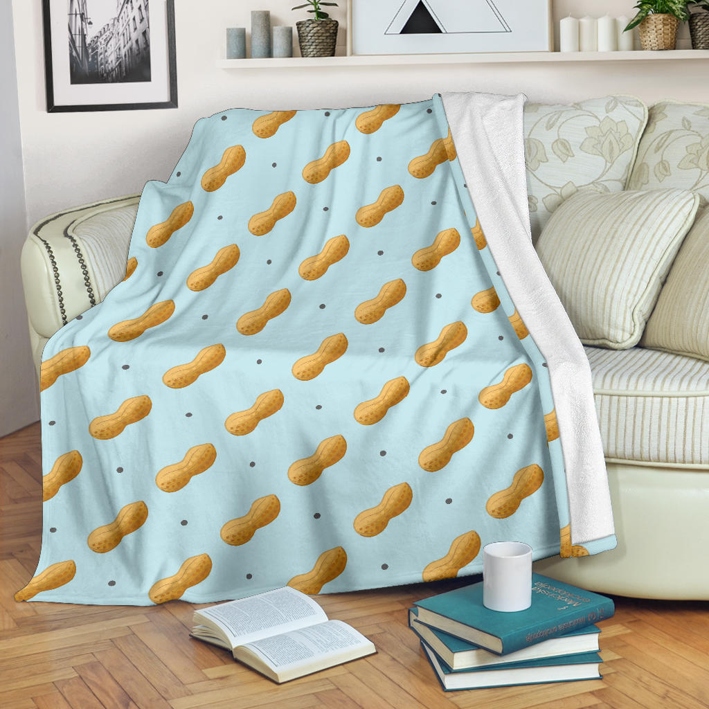 Peanut Pattern Print Design A03 Premium Blanket