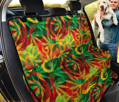 Rastafarian Pattern Print Design A01 Rear Dog Car Seat Cover Hammock