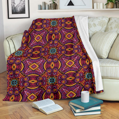 Bohemian Pattern Print Design 10 Premium Blanket