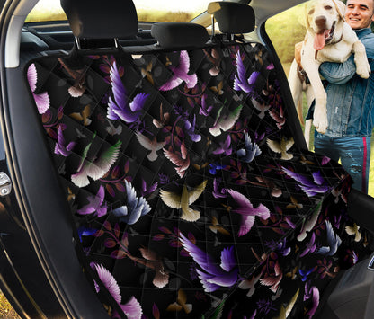 Pigeon Pattern Print Design 01 Rear Dog Car Seat Cover Hammock