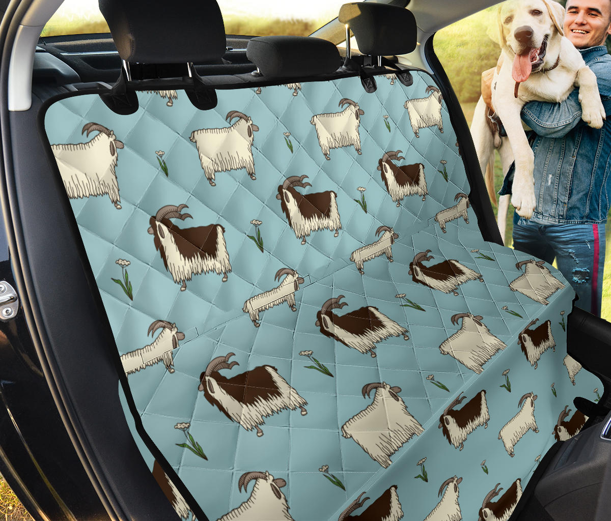 Goat Pattern Print Design 02 Rear Dog Car Seat Cover Hammock