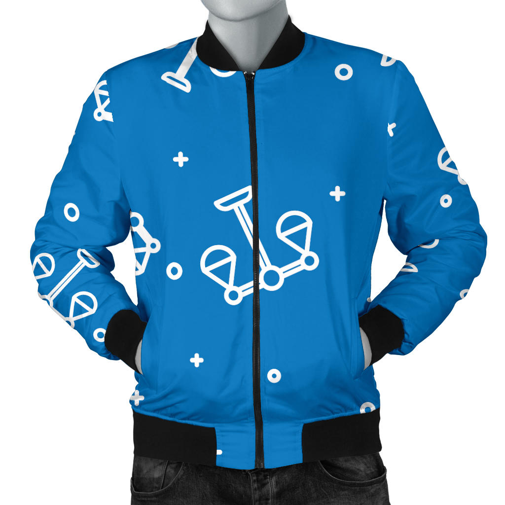 Libra Pattern Print Design 05 Men Bomber Jacket