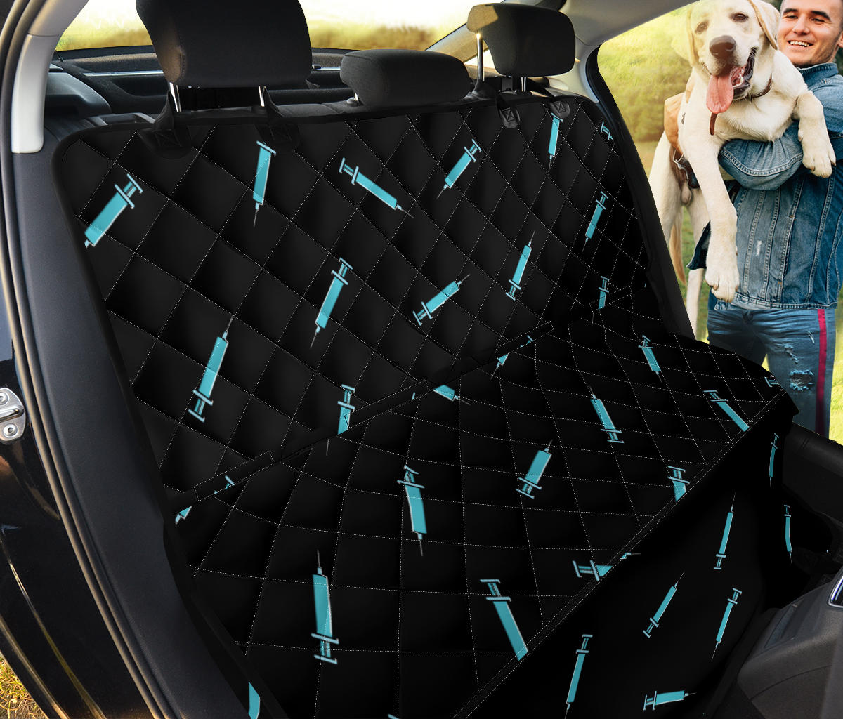 Phlebotomist Pattern Print Design A04 Rear Dog Car Seat Cover Hammock
