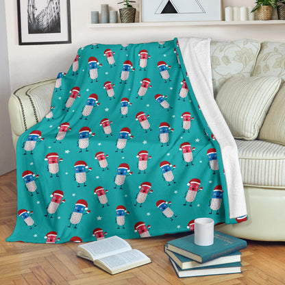 Pill Pattern Print Design A03 Premium Blanket
