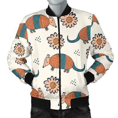 Armadillo Pattern Print Design 02 Men Bomber Jacket