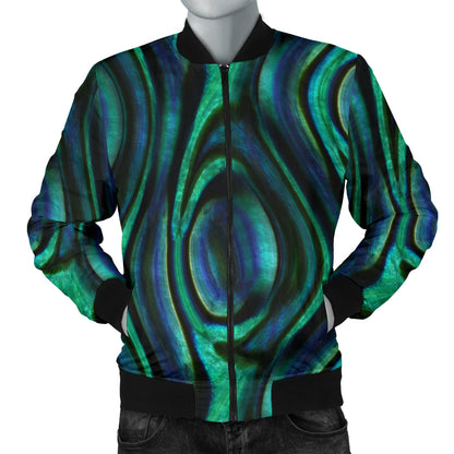 Abalone Pattern Print Design 01 Men Bomber Jacket