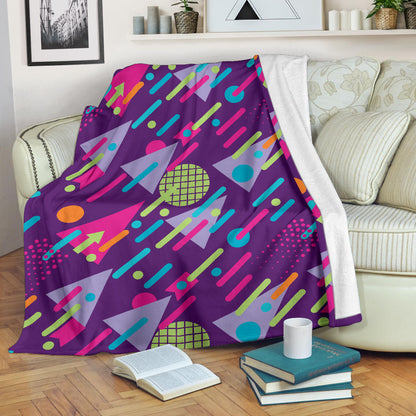 90s Pattern Print Design 4 Premium Blanket