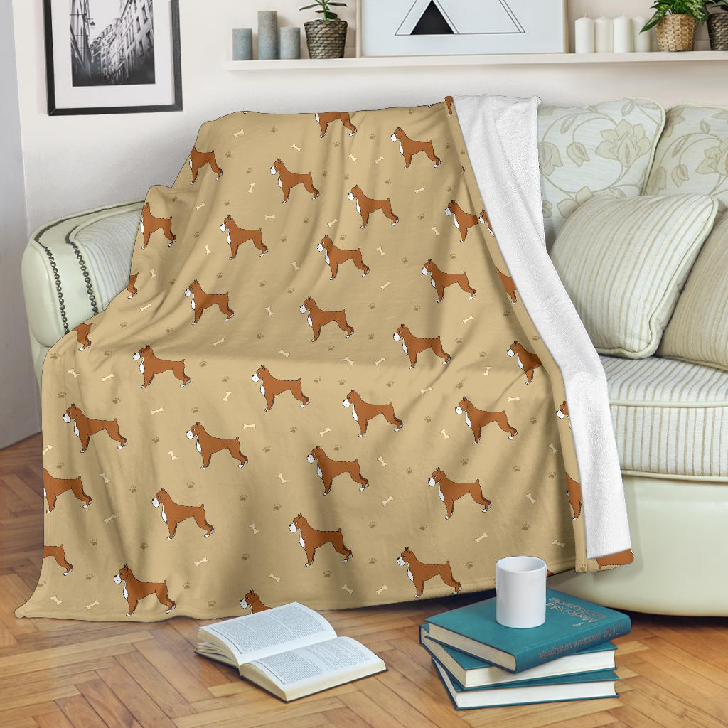 Boxers Pattern Print Design 02 Premium Blanket