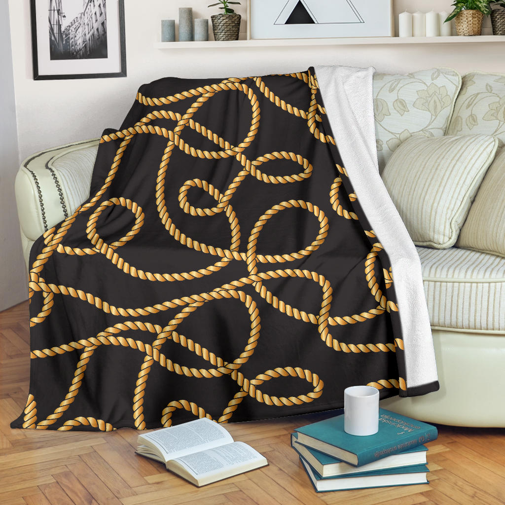 Rope Pattern Print Design A04 Premium Blanket