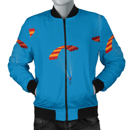 Paratrooper Pattern Print Design A01 Men Bomber Jacket