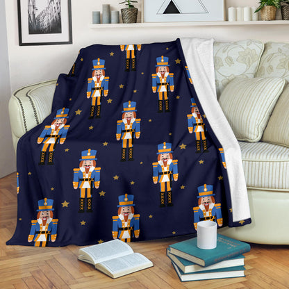 Nutcracker Pattern Print Design A04 Premium Blanket