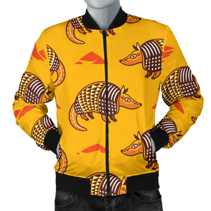 Armadillo Pattern Print Design 03 Men Bomber Jacket