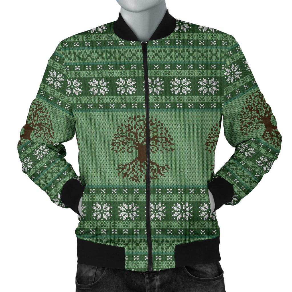 Celtic Pattern Print Design 09 Men Bomber Jacket