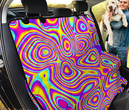 Liquid Pattern Print Design 06 Rear Dog Car Seat Cover Hammock