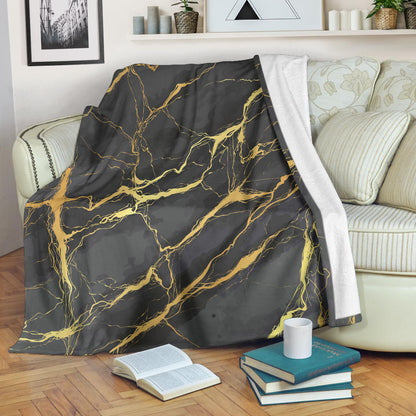 Marble Pattern Print Design 02 Premium Blanket