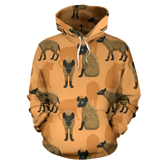 Hyena Pattern Print Design 01 Pullover Hoodie