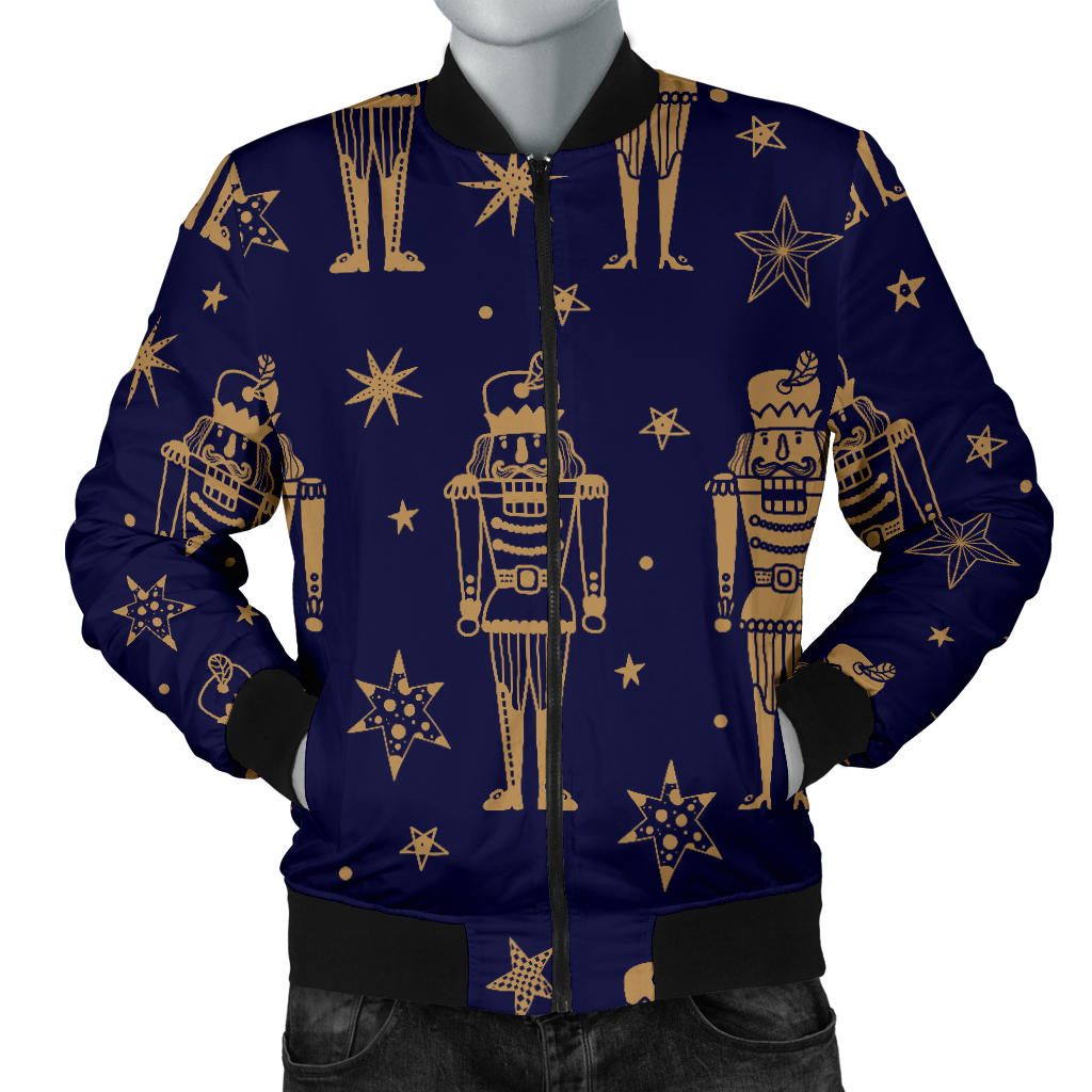 Nutcracker Pattern Print Design A05 Men Bomber Jacket