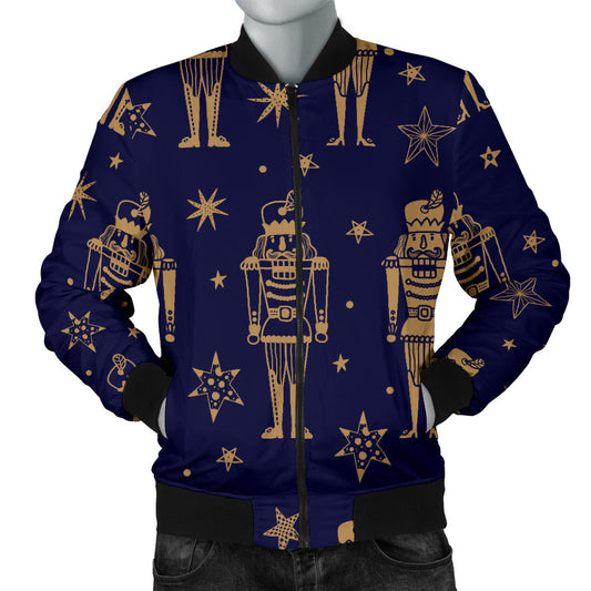 Nutcracker Pattern Print Design A05 Men Bomber Jacket
