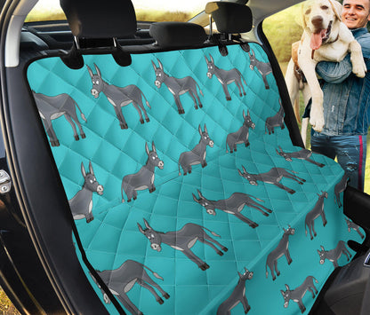 Donkey Pattern Print Design 01 Rear Dog Car Seat Cover Hammock