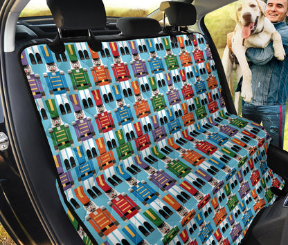Nutcracker Pattern Print Design A02 Rear Dog Car Seat Cover Hammock