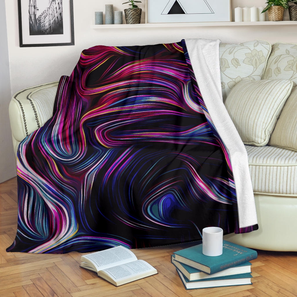 Liquid Pattern Print Design 01 Premium Blanket