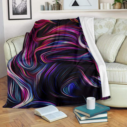 Liquid Pattern Print Design 01 Premium Blanket