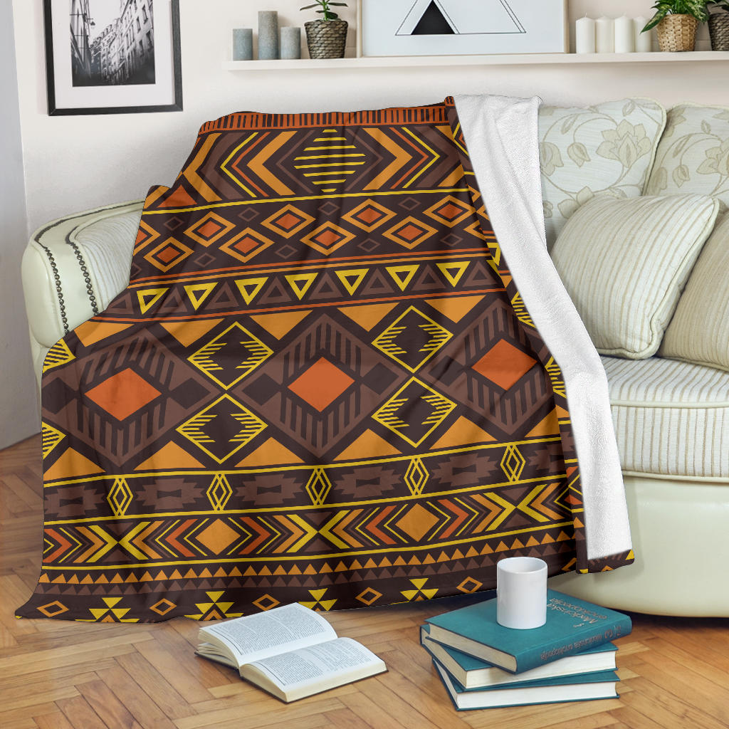 Navajo Pattern Print Design A06 Premium Blanket