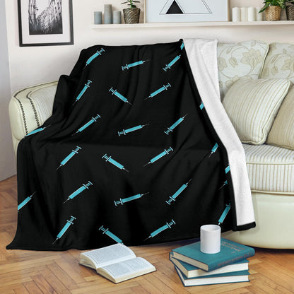 Phlebotomist Pattern Print Design A04 Premium Blanket