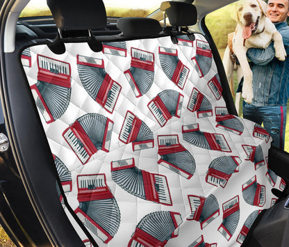Accordion Pattern Print Design 03 Rear Dog Car Seat Cover Hammock