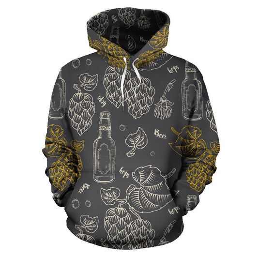 Hope Pattern Print Design 01 Pullover Hoodie