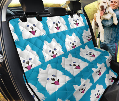 Pomeranians Pattern Print Design A05 Rear Dog Car Seat Cover Hammock