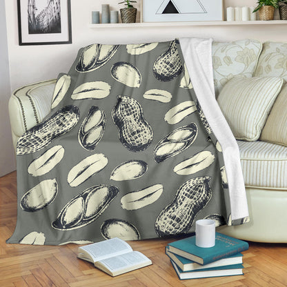 Peanut Pattern Print Design A01 Premium Blanket