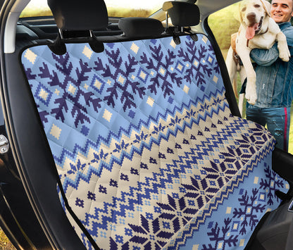 Nordic Pattern Print Design A03 Rear Dog Car Seat Cover Hammock