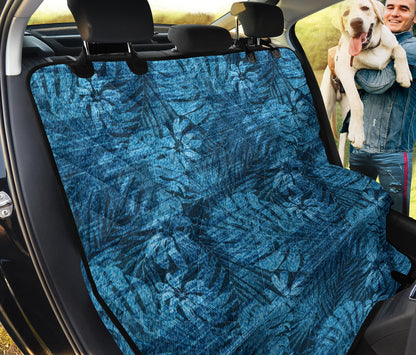 Jean Tropical Pattern Print Design 04 Rear Dog Car Seat Cover Hammock