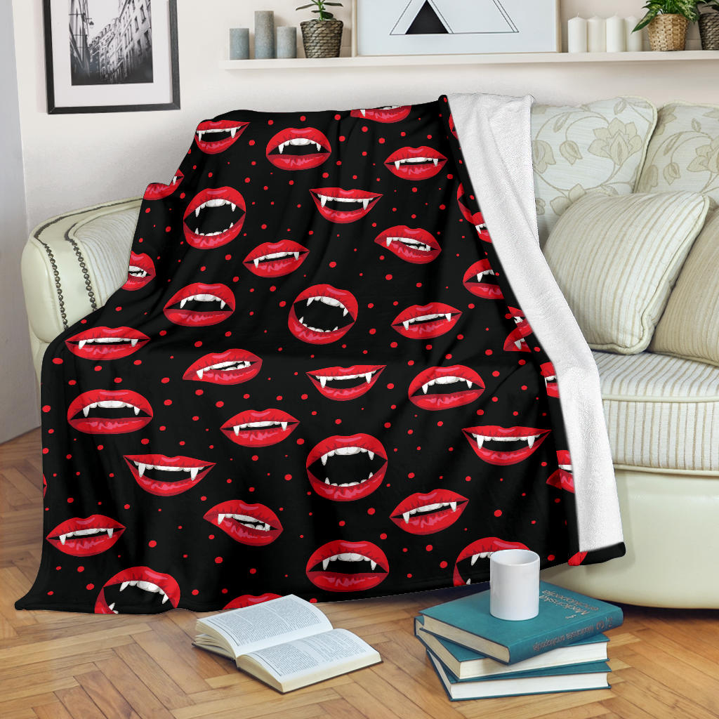 Halloween Pattern Print Design 01 Premium Blanket
