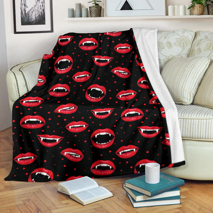 Halloween Pattern Print Design 01 Premium Blanket
