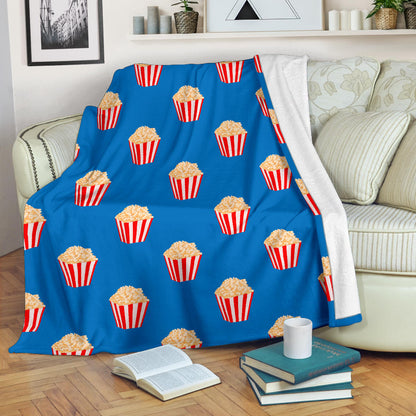 Popcorn Pattern Print Design A04 Premium Blanket