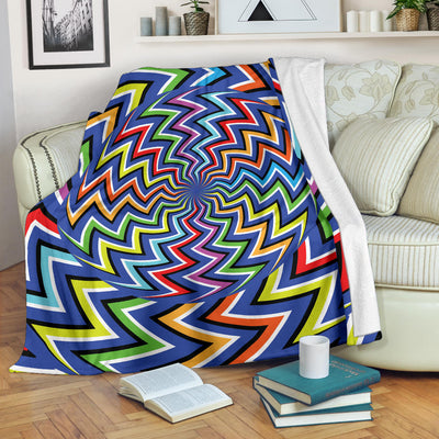 Optical illusion Pattern Print Design A02 Premium Blanket