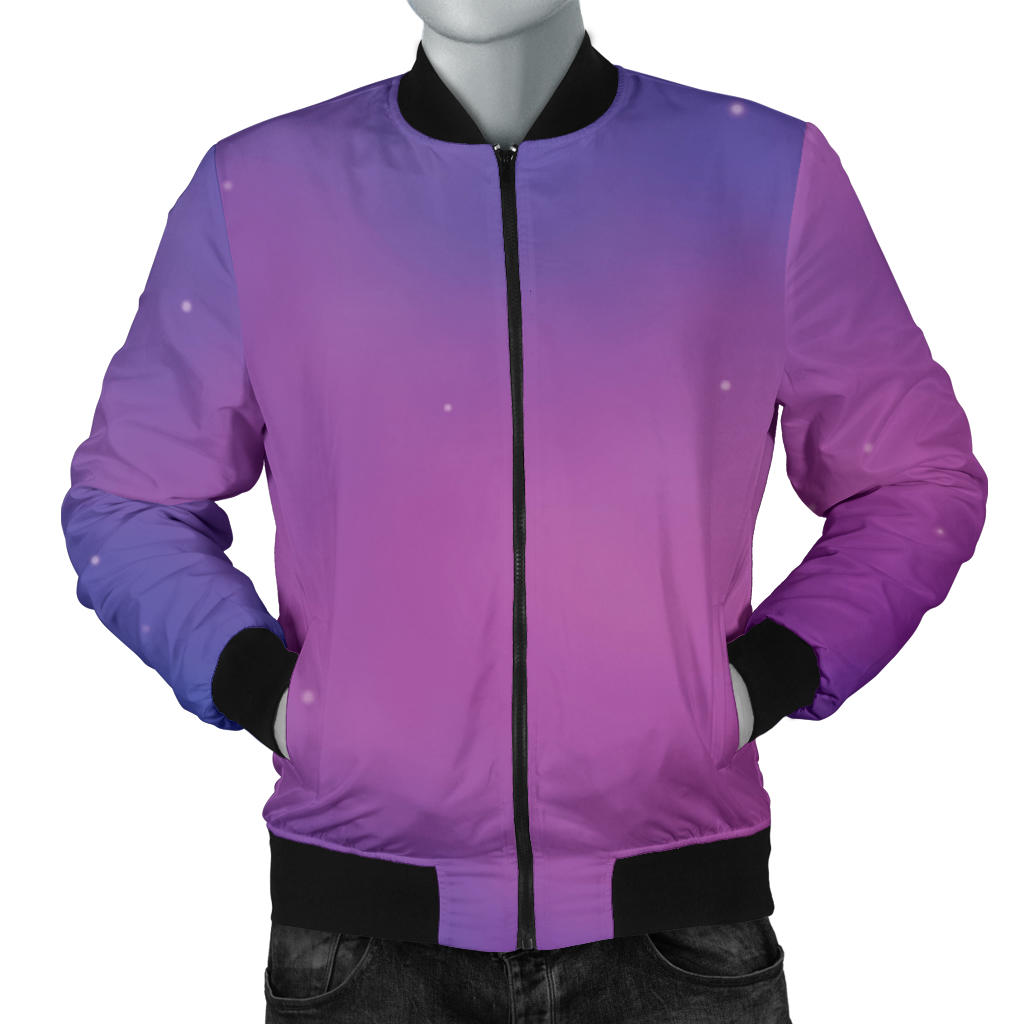 Nebula Pattern Print Design A05 Men Bomber Jacket