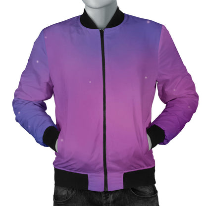 Nebula Pattern Print Design A05 Men Bomber Jacket